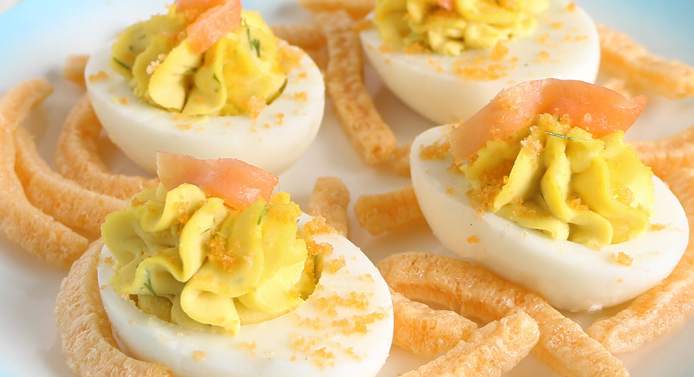 Crunchy Deviled Eggs - Eatsmart Snacks